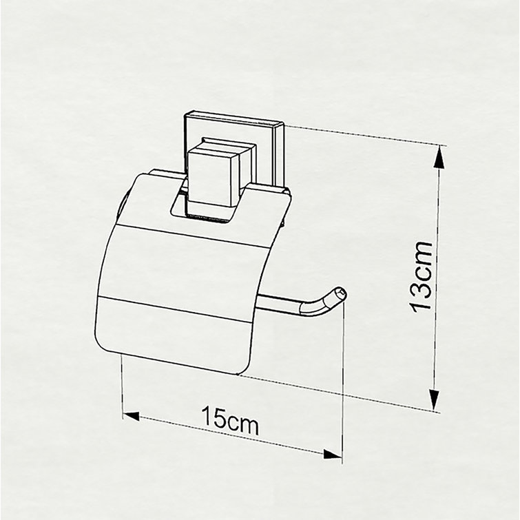 Rebrilliant Jowett Wall Mounted Toilet Roll Holder Wayfair.co.uk